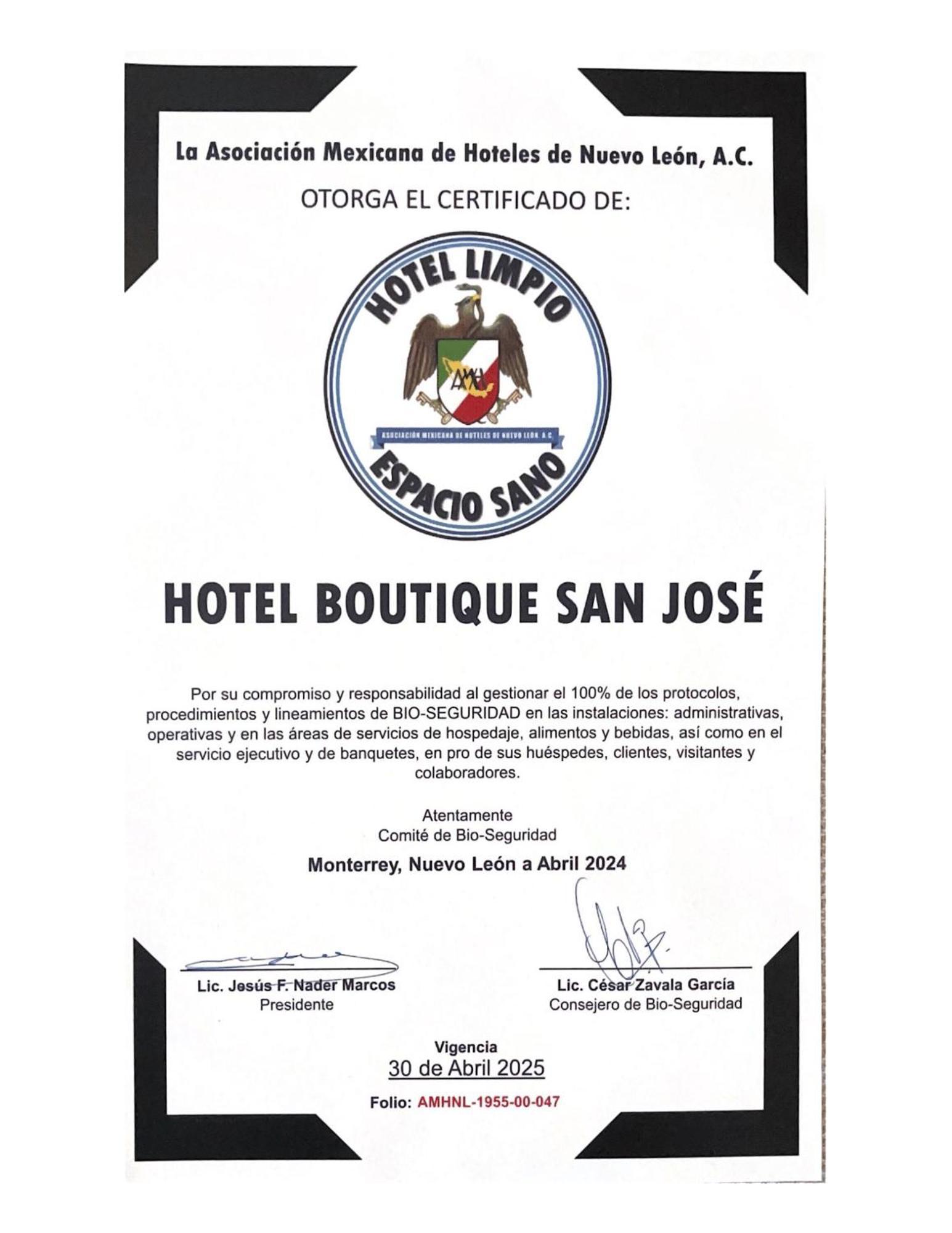 Linares San Jose Suites Boutique מראה חיצוני תמונה
